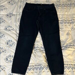 1822 Denim Women's “Butter” Skinny Jeans in Dark Blue